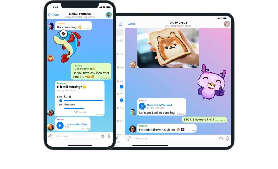 Telegram for iPhone / iPad